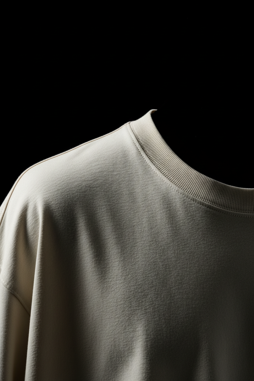 Origin Ivory Tee Neck Detail